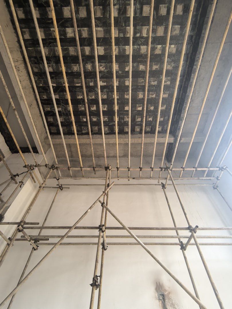 上犹某办公楼结构加固项目 现场图