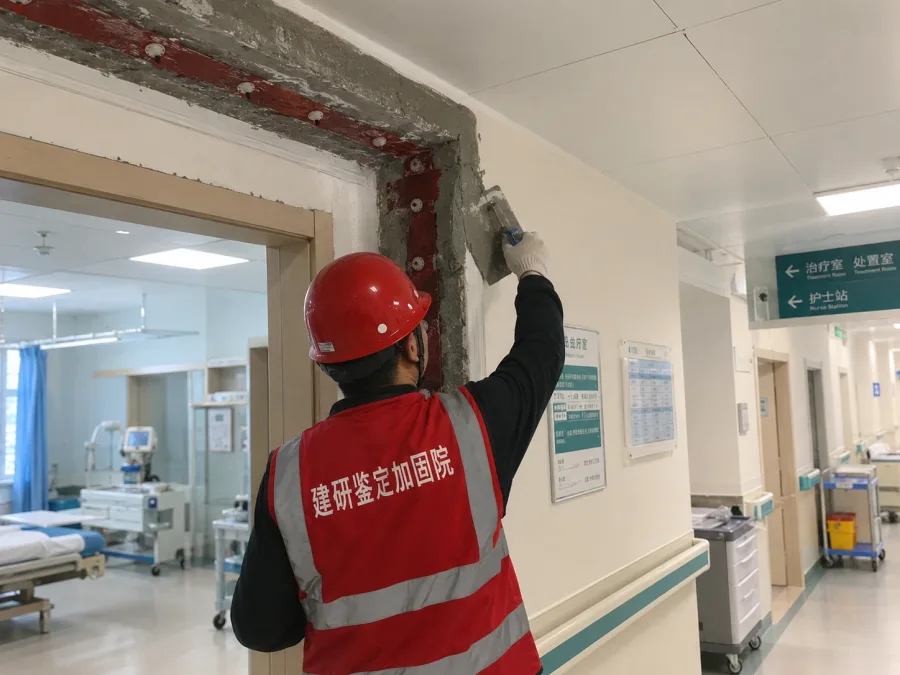 医院新增大型设备前是否需要进行楼板承载力检测？｜医院大型设备房门洞结构加固