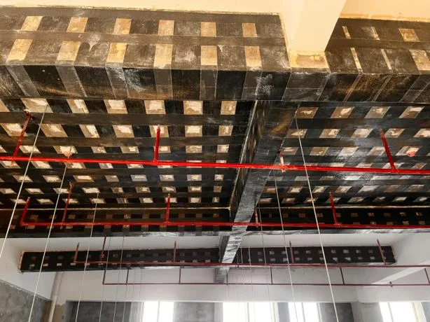 标准厂房及配套设施建设项目一期厂房屋面加固工程现场实景4