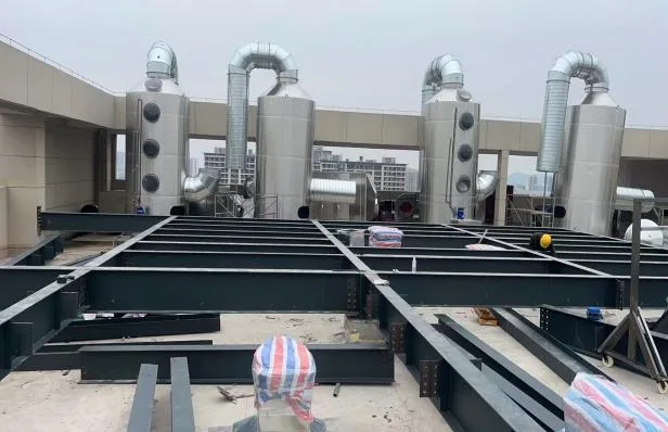 标准厂房及配套设施建设项目一期厂房屋面加固工程现场实景5