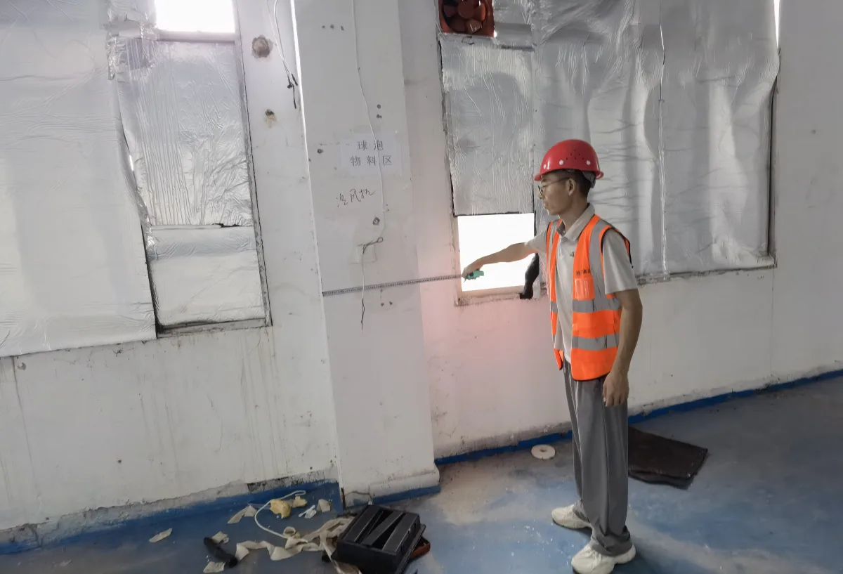 吉水县某消防站改造项目房屋安全性鉴定案例构件尺寸现场检测